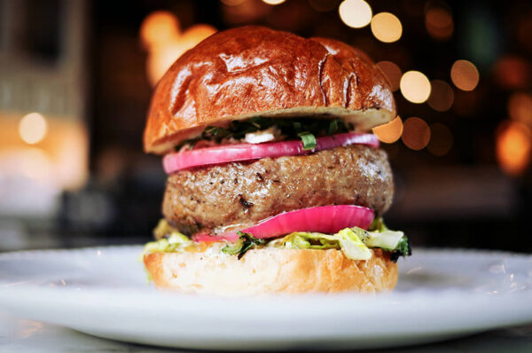 Burger à l'oignon