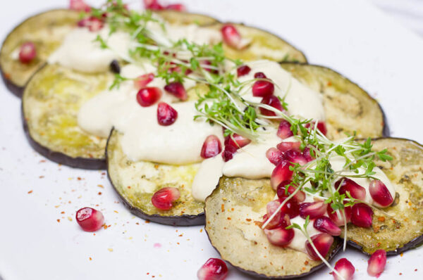 Aubergine à la grenade