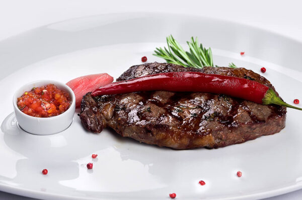Viande grillée